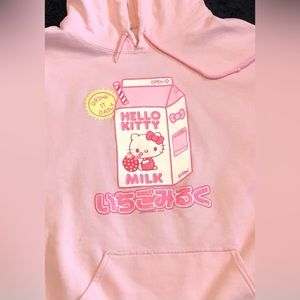 Hello Kitty Pink Milk Hoodie